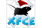 Xfce Mascot with Santa Hat