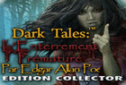 Dark Tales : L'Enterrement Prématuré Edgar Allan Poe Edition Collector