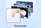 Thème pour Windows 7/8 : Snowmen