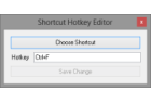 Shortcut Hotkey Editor