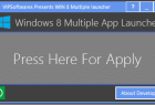 Windows 8 Multiple App Launcher