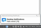 Android Desktop Notifications