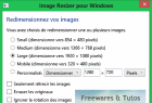 Image Resizer pour Windows