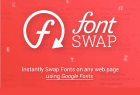 Font Swap pour Chrome