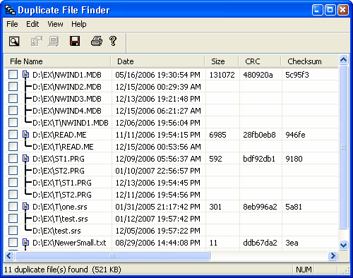 Duplicate File Finder (DupFiles)