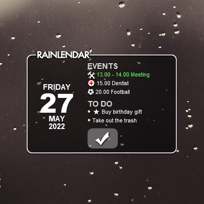 Rainlendar Pro