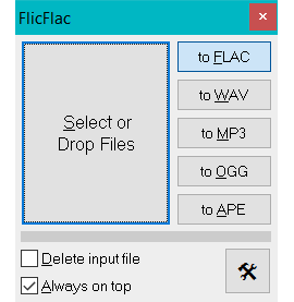 FlicFlac Audio Converter